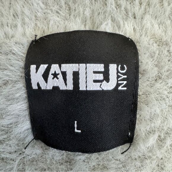 Katie J NYC Junior Mara Cardigan Grey Size L - Picture 5 of 8